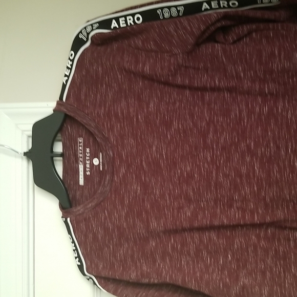 Aeropostale Men's Stretch Long Sleeve Shirt - Picture 4 of 11